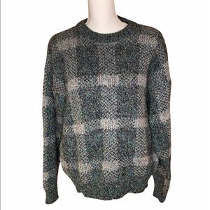 Vintage Peter England Wool Blend Crewneck Sweater, Medium